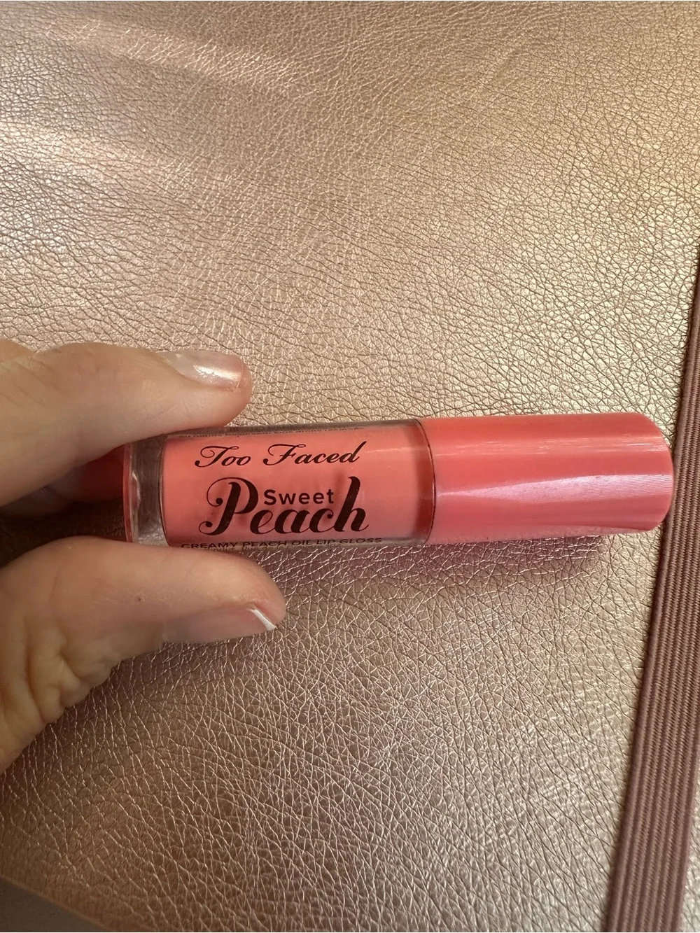Too Faced Sweet Peach Creamy Peach Lip Gloss & Sephora Rouge Lipstick — 🍑 Peach